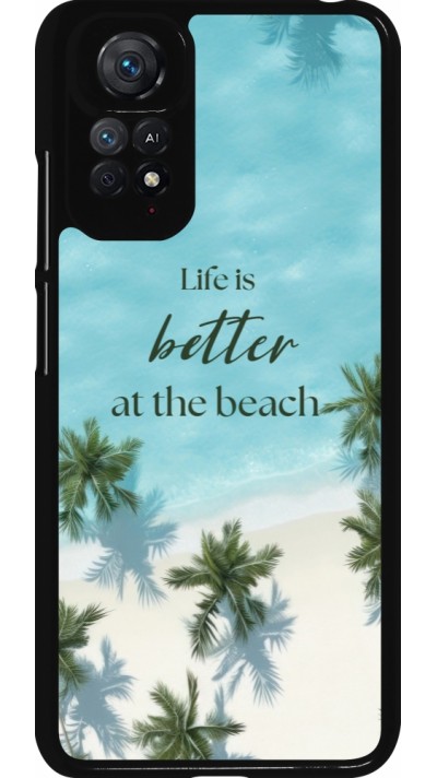 Xiaomi Redmi Note 11 / 11S Case Hülle - Summer 2025 Life is better at the beach