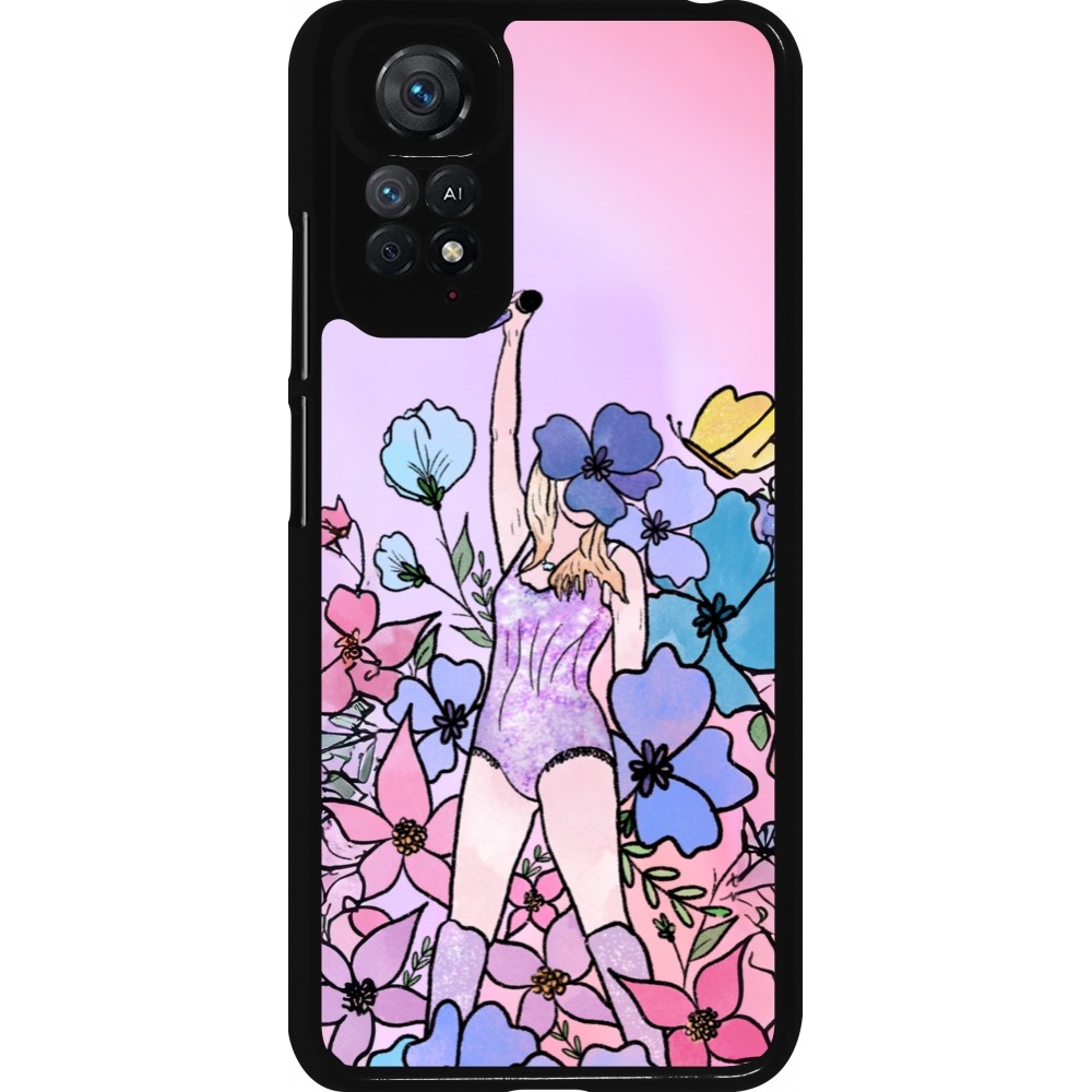 Xiaomi Redmi Note 11 / 11S Case Hülle - Taylor Swift Sketch - Pink