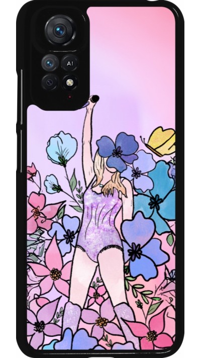 Xiaomi Redmi Note 11 / 11S Case Hülle - Taylor Swift Sketch - Pink