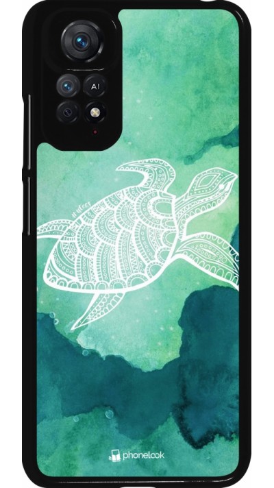 Xiaomi Redmi Note 11 / 11S Case Hülle - Turtle Aztec Watercolor