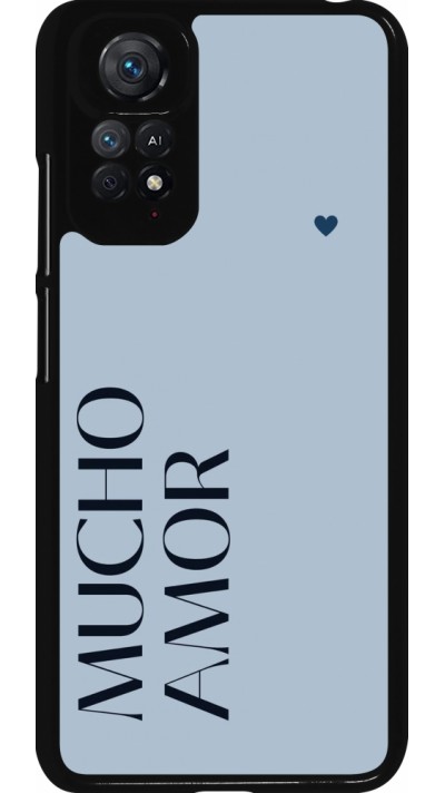 Xiaomi Redmi Note 11 / 11S Case Hülle - Valentine 2024 mucho amor azul