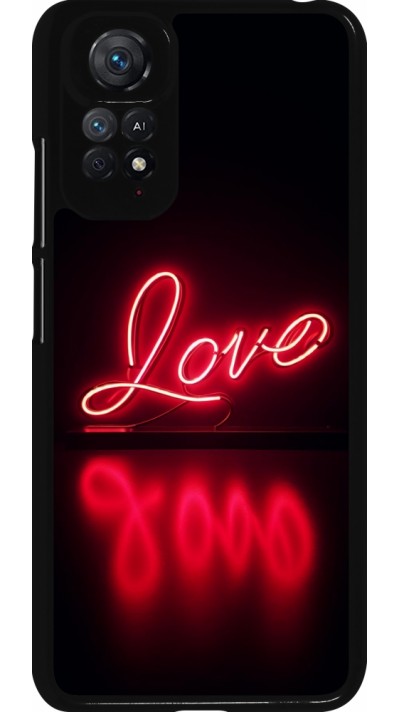 Xiaomi Redmi Note 11 / 11S Case Hülle - Valentine 2025 Neon Liebe