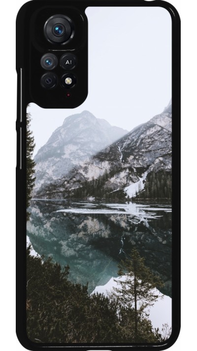 Xiaomi Redmi Note 11 / 11S Case Hülle - Winter 22 snowy mountain and lake