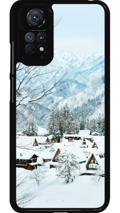 Coque Xiaomi Redmi Note 11 / 11S - Winter 25 Winter snowy landscape