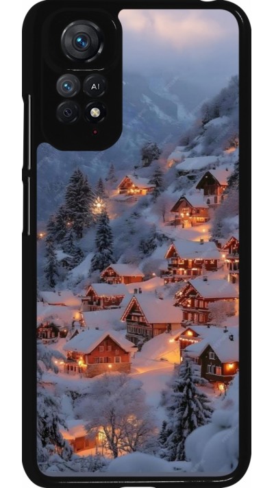 Coque Xiaomi Redmi Note 11 / 11S - Winter 25 Winter snowy village