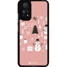 Xiaomi Redmi Note 11 / 11S Case Hülle - Weihnachten 2024 Rose Schneemann Weihnachten