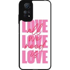 Xiaomi Redmi Note 11 / 11S Case Hülle - Silikon schwarz Saint Valentines Day 26 Love all we need is