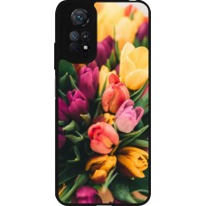 Xiaomi Redmi Note 11 / 11S Case Hülle - Silikon schwarz Bouquet of tulips Spring 2026