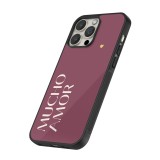 iPhone 12 / 12 Pro Case Hülle - Silikon schwarz Valentine 2024 mucho amor rosado