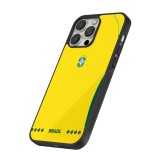 Coque iPhone 13 Pro Max - Silicone rigide noir Maillot de football Bresil 2026 personnalisable
