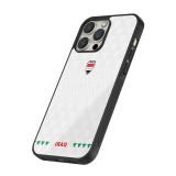 Coque iPhone 13 Pro Max - Silicone rigide noir Maillot de football Irak 2026 personnalisable