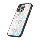 Coque iPhone 13 Pro Max - Silicone rigide noir Marble Everything