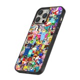 Coque iPhone 13 Pro Max - Silicone rigide noir Mixed cartoons