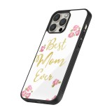 Coque iPhone 13 Pro Max - Silicone rigide noir Mom 2024 best Mom ever