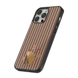 Coque iPhone 13 Pro Max - Silicone rigide noir Monkey with stripes