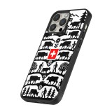 Coque iPhone 13 Pro Max - Silicone rigide noir Poya Suisse 3