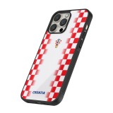 iPhone 13 Pro Case Hülle - Silikon schwarz Kroatien 2026 personalisierbares Fussballtrikot