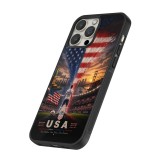 iPhone 13 Pro Case Hülle - Silikon schwarz Fussball Vereinigten Staaten splash 2026
