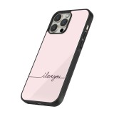 iPhone 14 Pro Max Case Hülle - Silikon schwarz Valentine 2023 i love you writing
