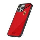 iPhone 15 Pro Max Case Hülle - Silikon schwarz Belgien 2022 personalisierbares Fußballtrikot