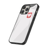 iPhone 15 Pro Max Case Hülle - Silikon schwarz Polen 2022 personalisierbares Fussballtrikot