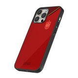 iPhone 15 Pro Case Hülle - Silikon schwarz Spanien 2022 personalisierbares Fußballtrikot