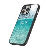 iPhone 15 Pro Case Hülle - Silikon schwarz Summer 18 24