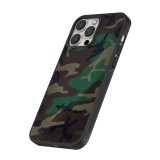 iPhone 16 Pro Max Case Hülle - Silikon schwarz Camouflage 3