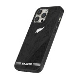 iPhone 16 Pro Max Case Hülle - Silikon schwarz Neuseeland 2026 personalisierbares Fussballtrikot