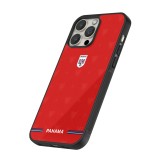 iPhone 16 Pro Max Case Hülle - Silikon schwarz Panama 2026 personalisierbares Fussballtrikot