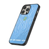 iPhone 16 Pro Max Case Hülle - Silikon schwarz Demokratische Republik Kongo 2026 personalisierbares Fussballtrikot