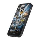 iPhone 16 Pro Max Case Hülle - Silikon schwarz Fussball Argentinien splash 2026