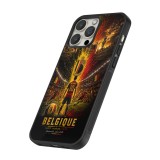 iPhone 16 Pro Max Case Hülle - Silikon schwarz Fussball Belgien splash 2026