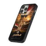 iPhone 16 Pro Max Case Hülle - Silikon schwarz Fussball Ägypten splash 2026