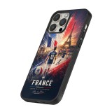 iPhone 16 Pro Max Case Hülle - Silikon schwarz Fussball Frankreich splash 2026
