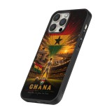 iPhone 16 Pro Max Case Hülle - Silikon schwarz Fussball Ghana splash 2026