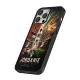 iPhone 16 Pro Max Case Hülle - Silikon schwarz Fussball Jordanien splash 2026