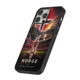 iPhone 16 Pro Max Case Hülle - Silikon schwarz Fussball Norwegen splash 2026