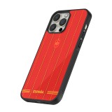 iPhone 16 Pro Case Hülle - Silikon schwarz Spanien 2026 personalisierbares Fussballtrikot