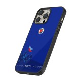 iPhone 16 Pro Case Hülle - Silikon schwarz Haiti 2026 personalisierbares Fussballtrikot