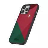 Coque iPhone 16 Pro - Silicone rigide noir Maillot de football Portugal 2022