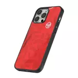 Coque iPhone 16 Pro - Silicone rigide noir Maillot de football Tunisie 2022 personnalisable