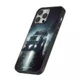 Coque iPhone 16 Pro - Silicone rigide noir Mercedes G AMG Night