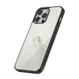 Coque iPhone 16 Pro - Silicone rigide noir Mini Rainbow Minimal