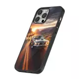 Coque iPhone 16 Pro - Silicone rigide noir Mustang 69 Grand Canyon