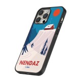 iPhone 16 Pro Case Hülle - Silikon schwarz Nendaz Cabane Ski