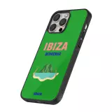 Coque iPhone 16 Pro - Silicone rigide noir Pop Summer Destination Ibiza