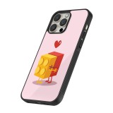iPhone 16 Pro Case Hülle - Silikon schwarz Saint Valentines Day 26 Puzzle