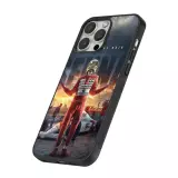 Coque iPhone 16 Pro - Silicone rigide noir Senna The King of Rain