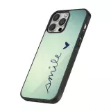 Coque iPhone 16 Pro - Silicone rigide noir Smile